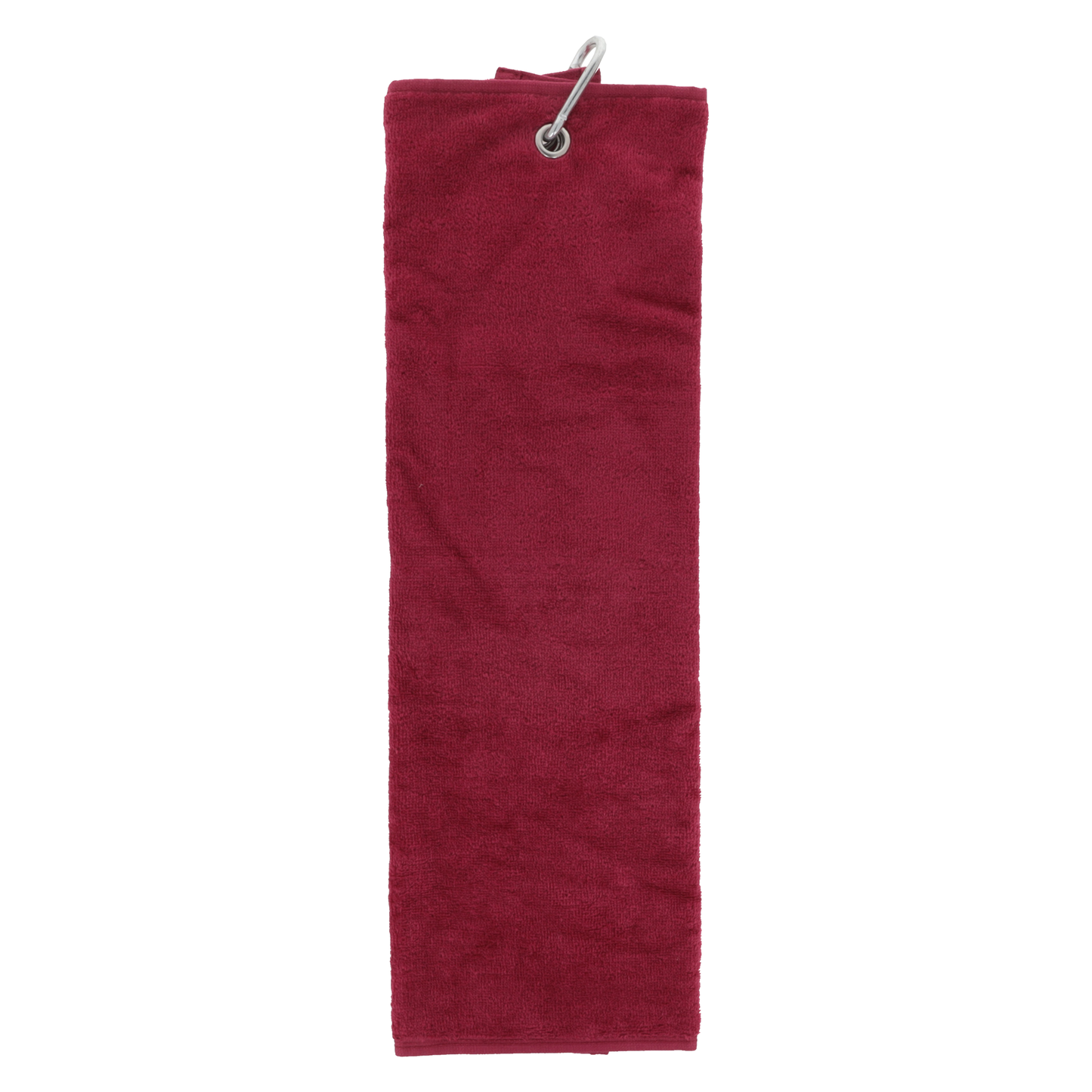 Personalised GOLF Towel - Embroidered Trifold Towel with Carabiner Clip