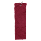 Personalised Lawn Bowls Towel – Tri-Fold with Name & Carabiner Clip