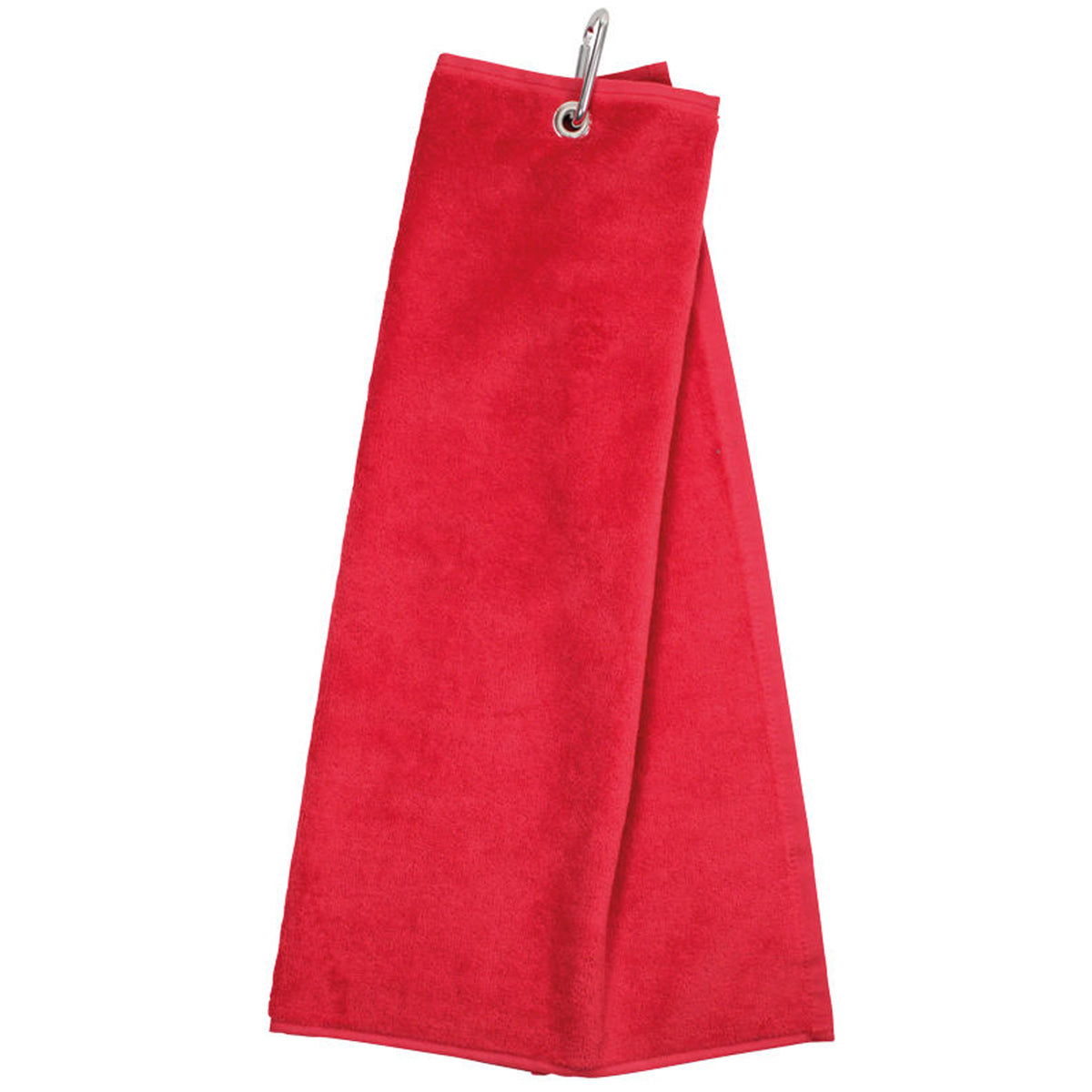 Personalised Lawn Bowls Towel – Tri-Fold with Name & Carabiner Clip