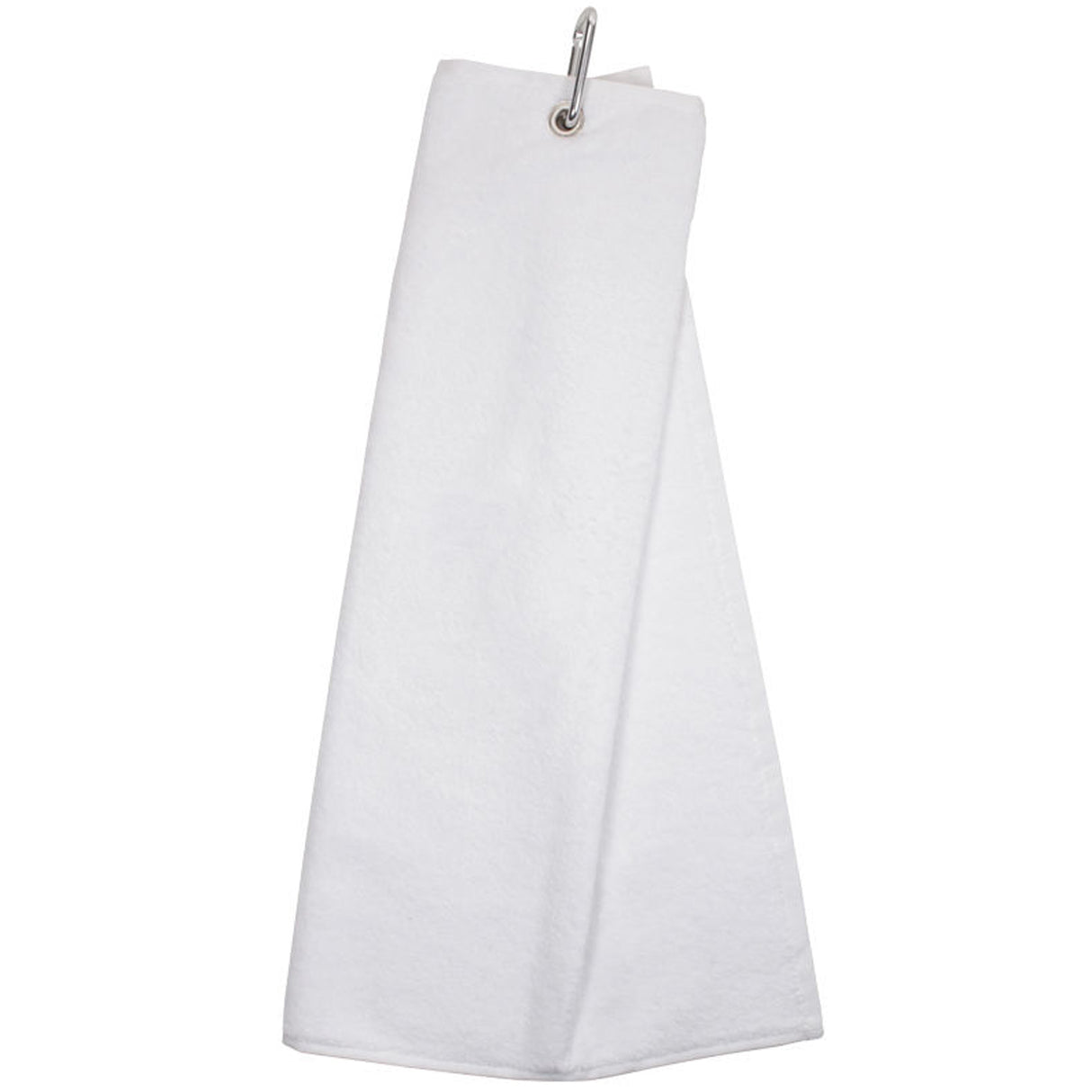 Personalised GOLF Towel - Embroidered Trifold Towel with Carabiner Clip