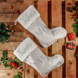 Embroidered Personalised Mr & Mrs, Mr & Mr, Mrs & Mrs Christmas Stocking  - Always Looking Good -   