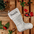 Embroidered Personalised Mr & Mrs First Christmas Stocking  - Always Looking Good - Single Stocking  