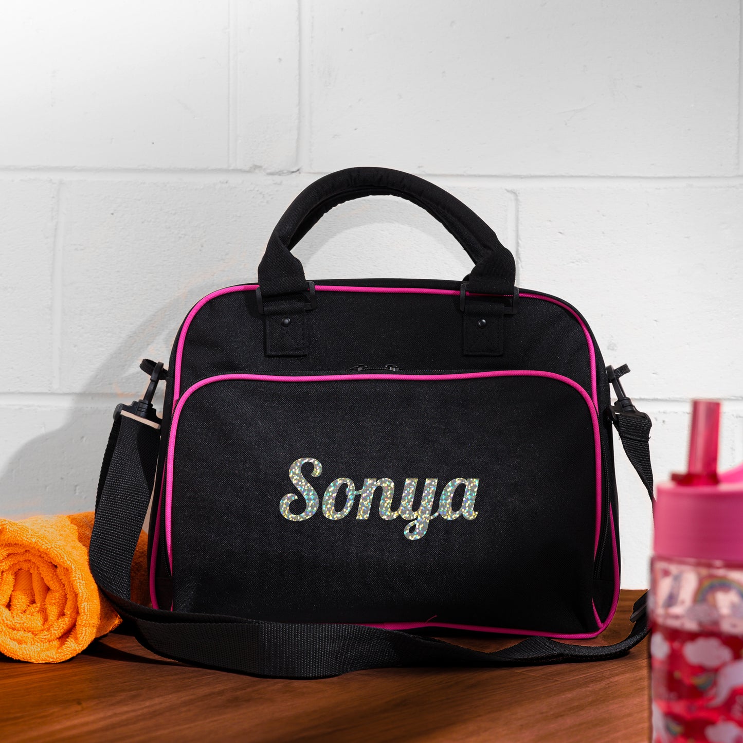 Personalised Girls Sports Bag with Name Dancing Swimming Gymnastic School Gym Bag  - Always Looking Good -   