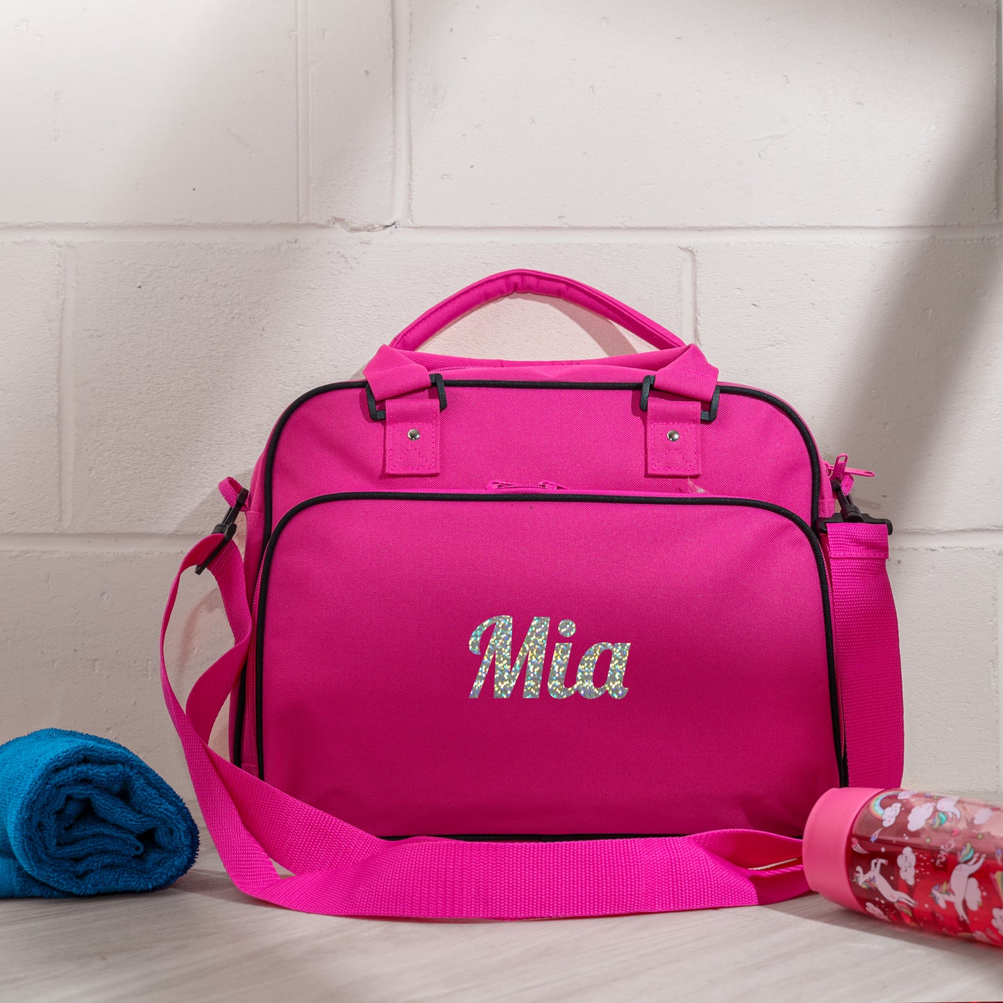 Personalised Girls Sports Bag with Name Dancing Swimming Gymnastic School Gym Bag  - Always Looking Good -   