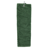 Personalised Lawn Bowls Towel – Tri-Fold with Name & Carabiner Clip