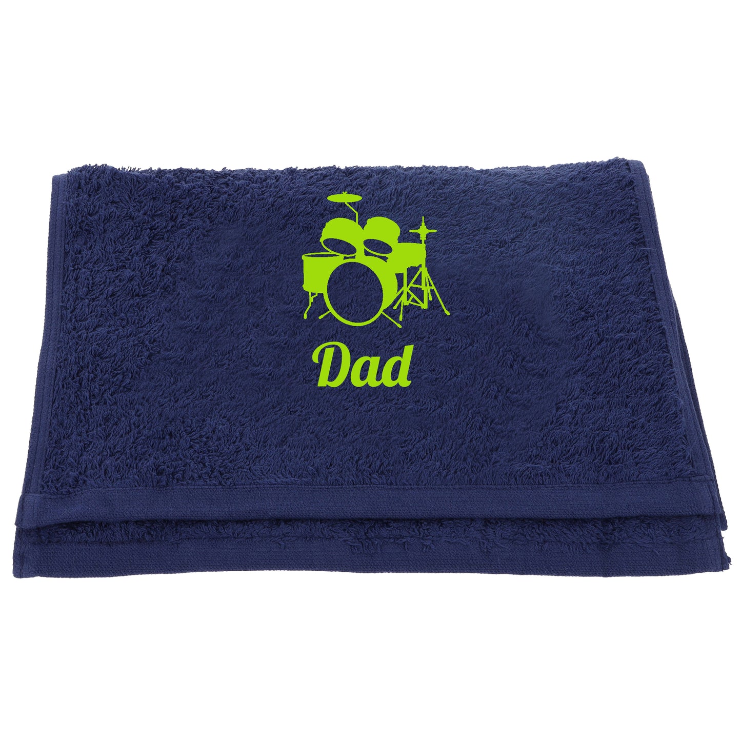 Personalised Embroidered Drummer Towel  - Always Looking Good -   