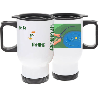 Personalised Fishing Gift Mug with Fishing Design