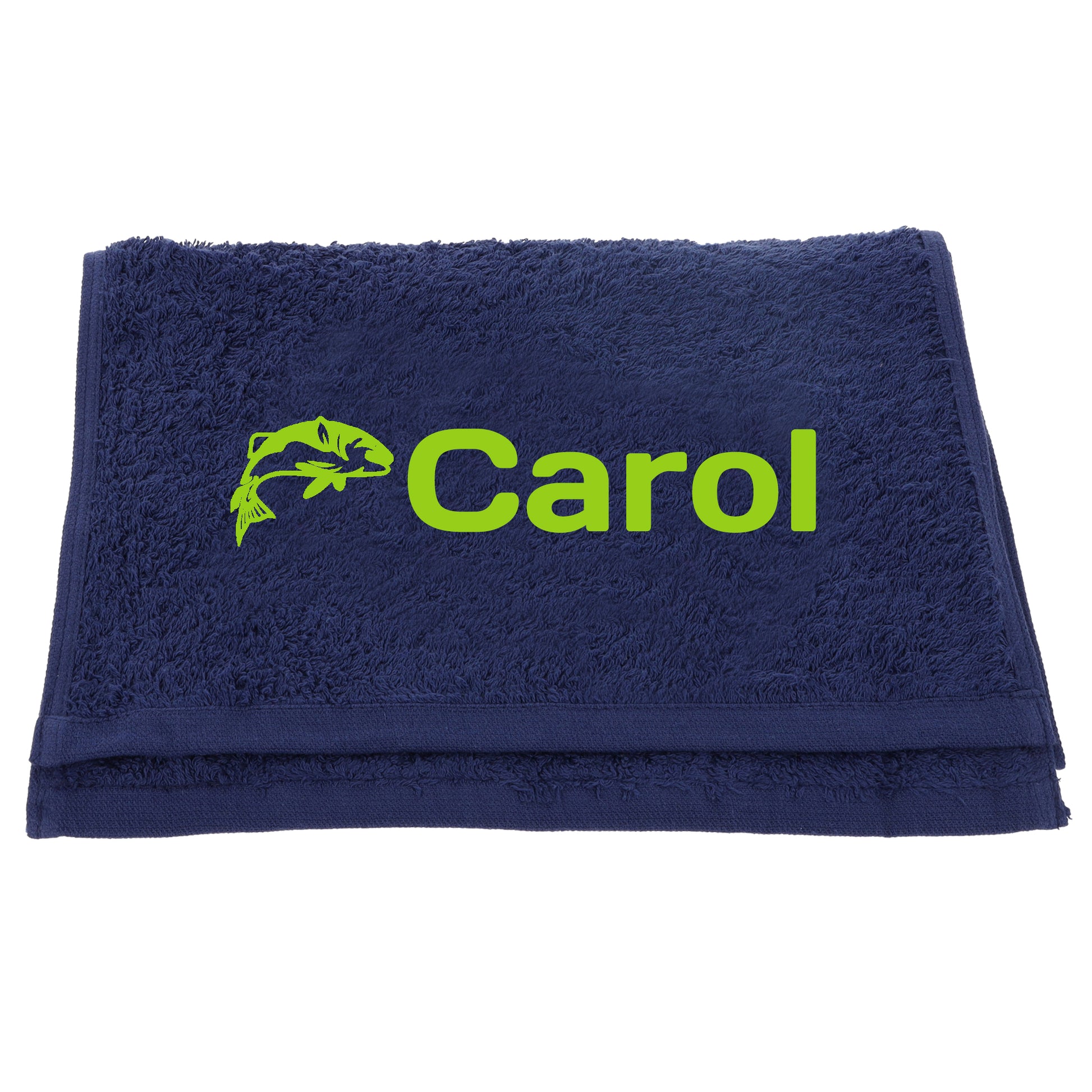 Personalised Embroidered Fishing Towel  - Always Looking Good -   