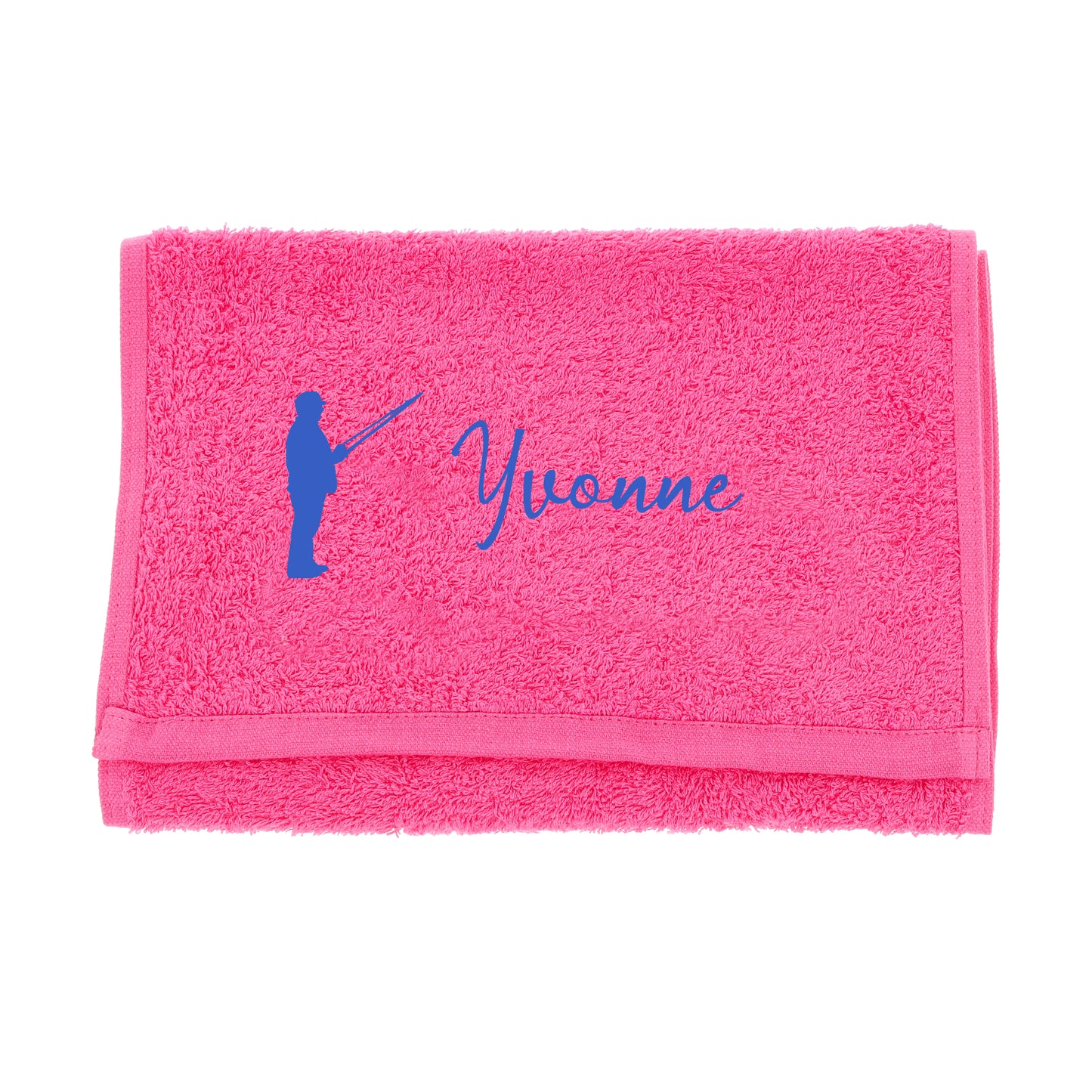 Personalised Embroidered Fishing Towel  - Always Looking Good -   