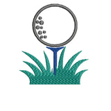 Personalised GOLF Towel - Embroidered Trifold Towel with Carabiner Clip