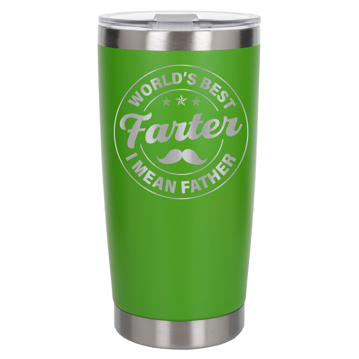 Best Farter I Mean Father Engraved Travel Mug for Dad