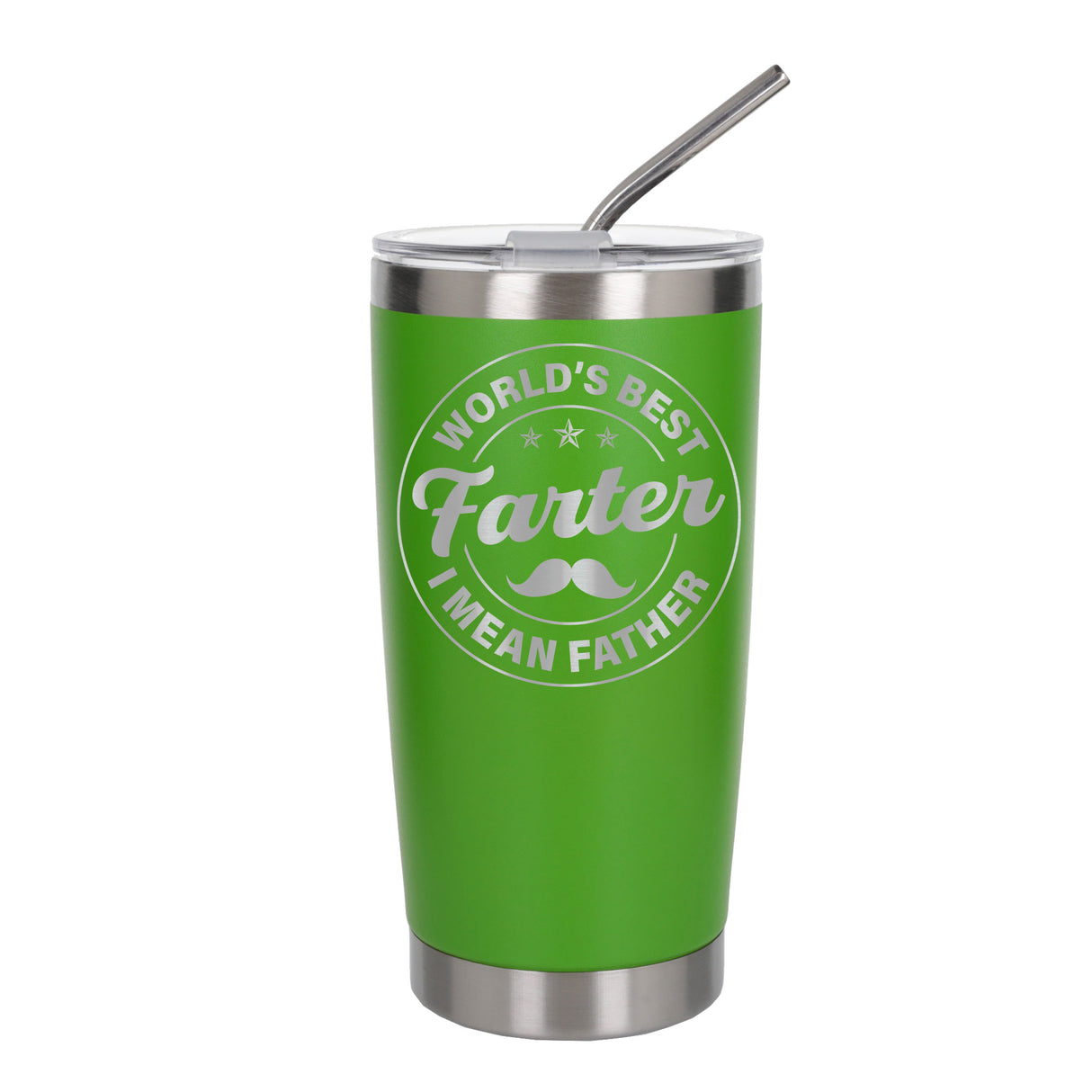 Best Farter I Mean Father Engraved Travel Mug for Dad