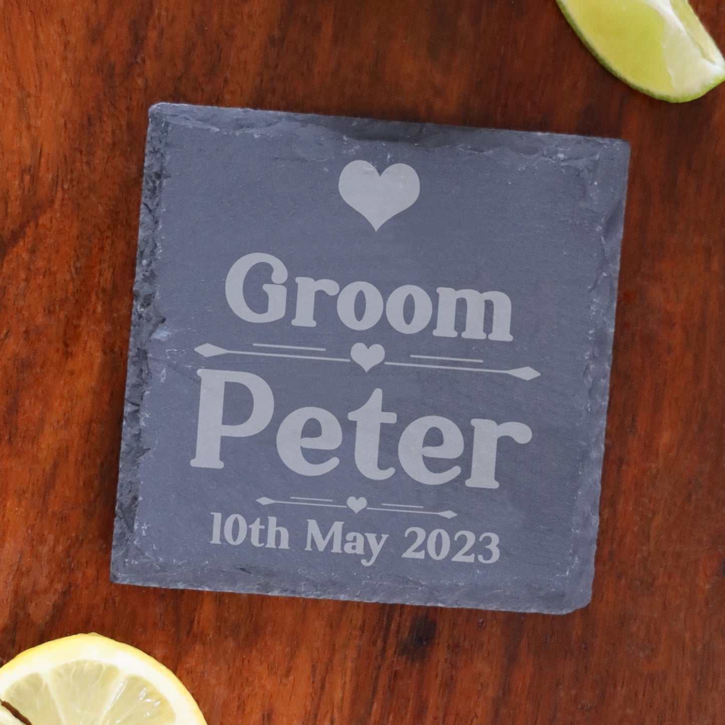 Personalised Bride & Groom Engraved Glass and/or Coaster Wedding Gift Set  - Always Looking Good -   