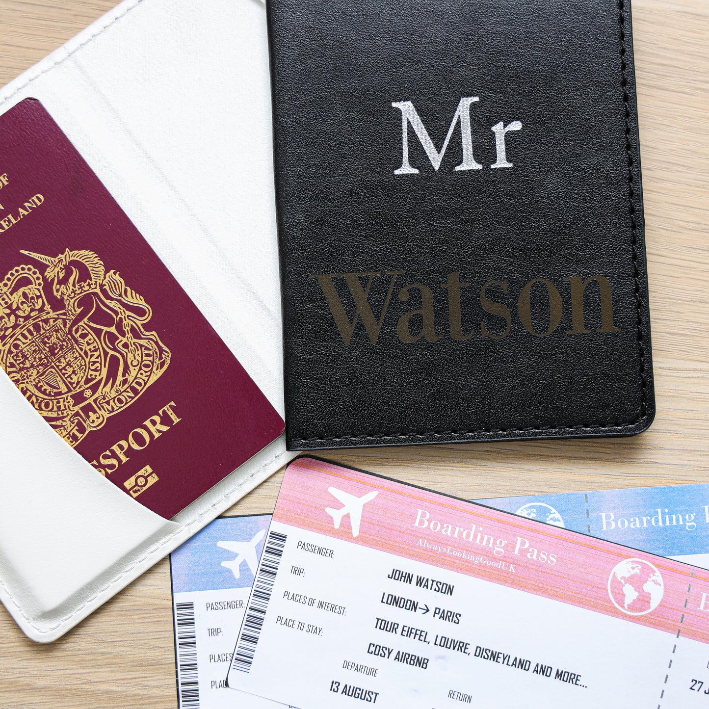 Personalised Mr and Mrs Passport Covers  - Always Looking Good -   