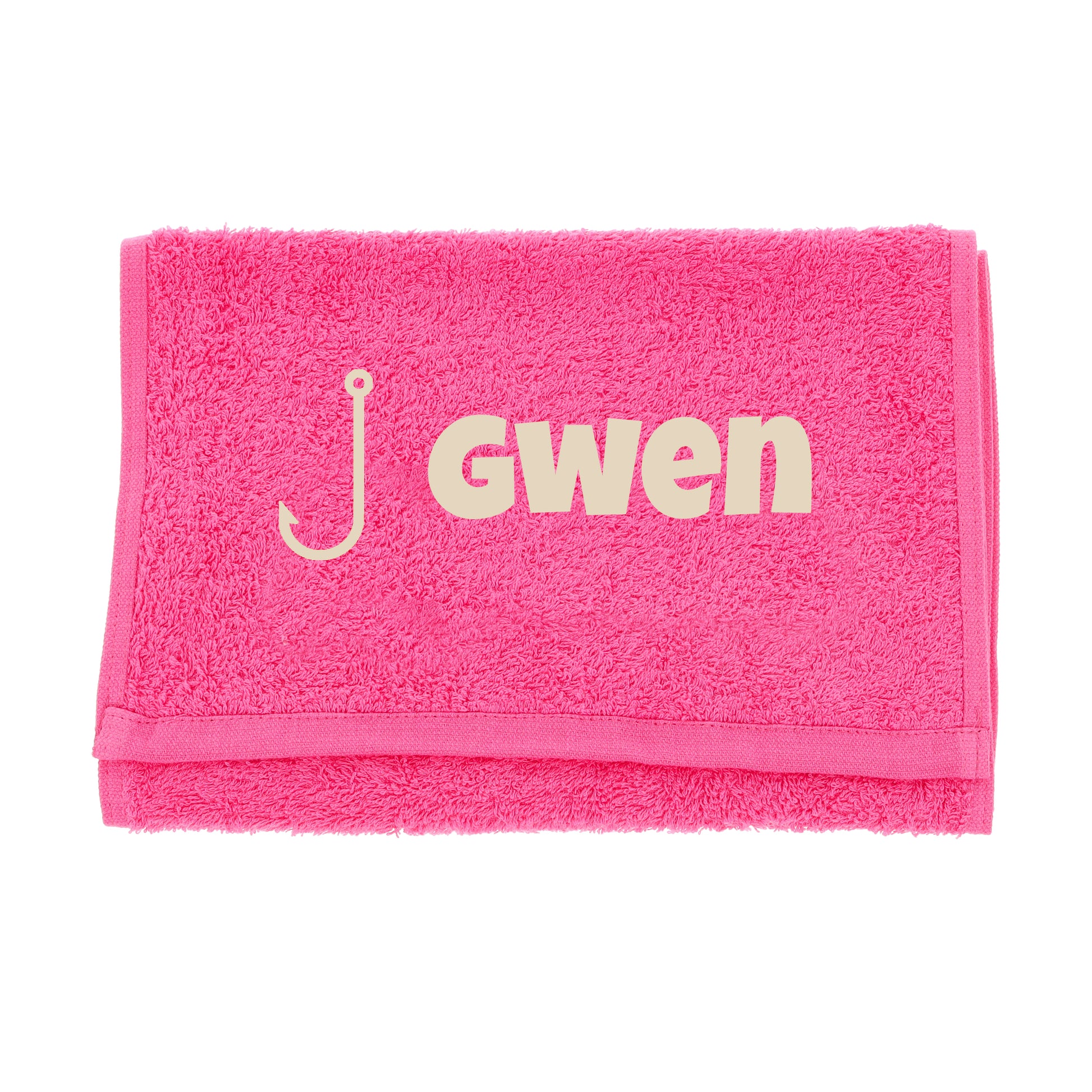 Personalised Embroidered Fishing Towel  - Always Looking Good -   