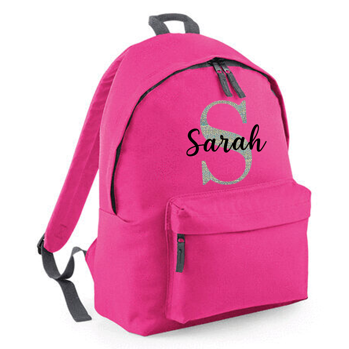 Personalised Name & Initial Backpack, Kids Rucksack with Name & Design