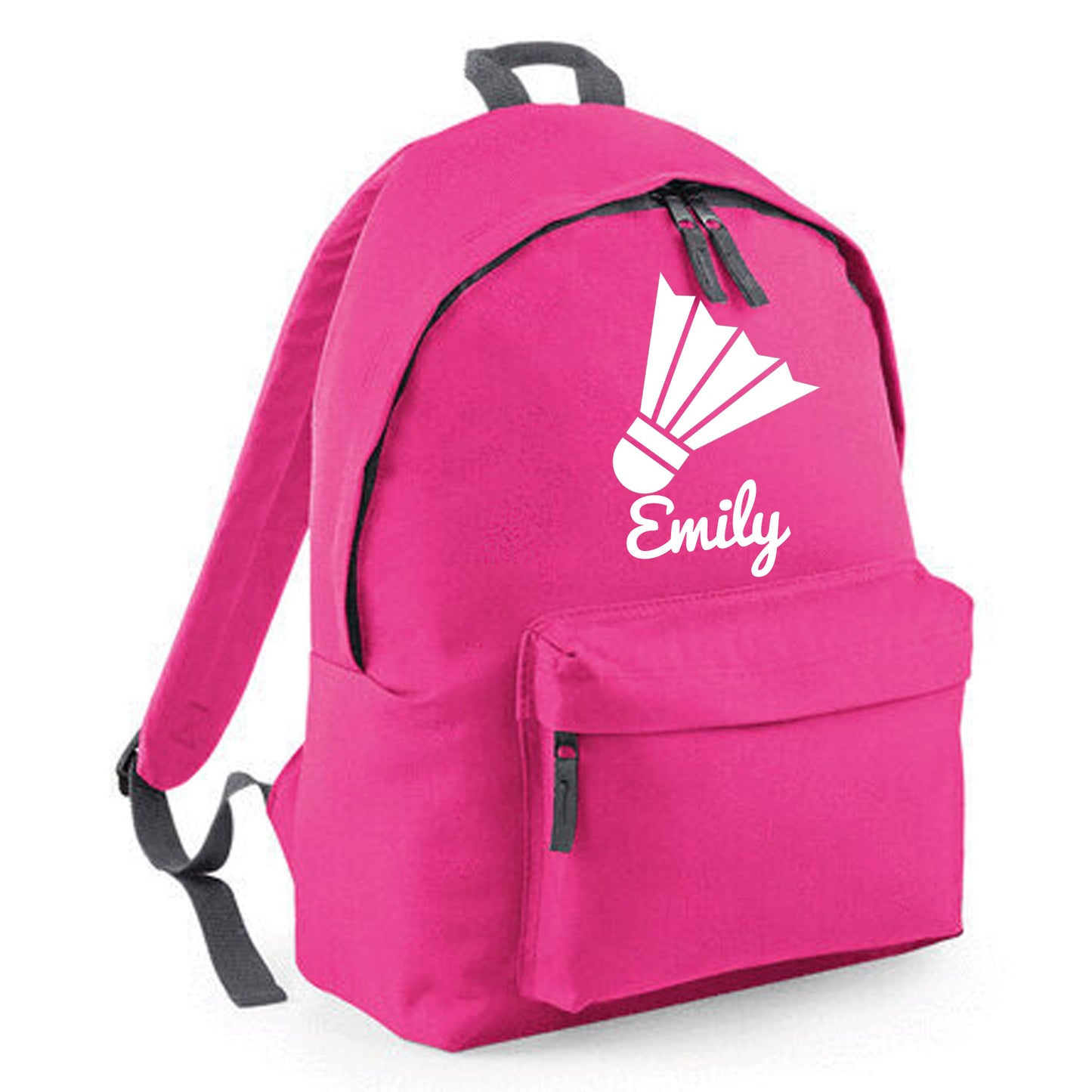 Personalised Badminton Backpack, Kids Rucksack Bag with Name