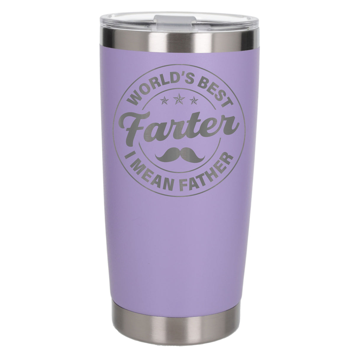 Best Farter I Mean Father Engraved Travel Mug for Dad