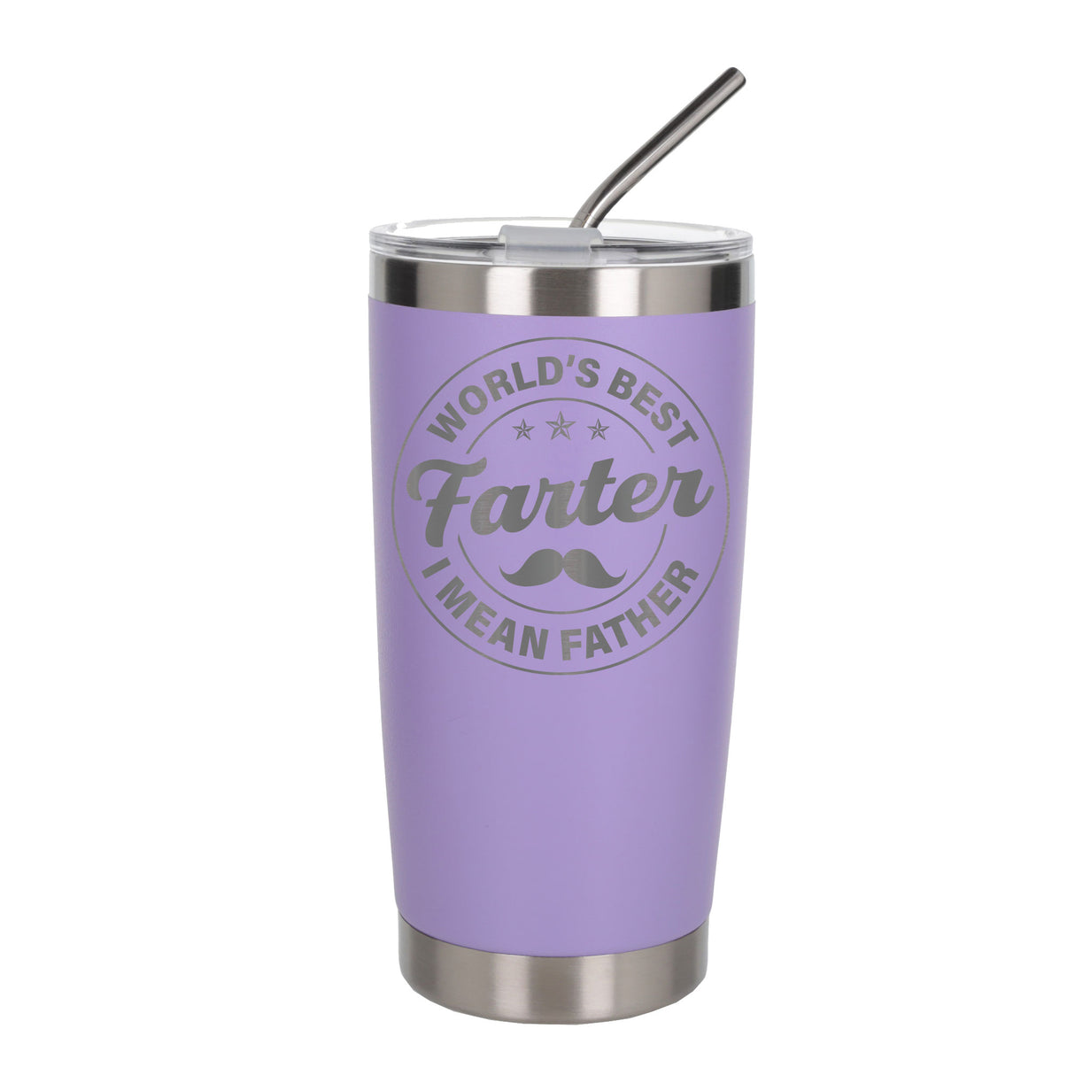 Best Farter I Mean Father Engraved Travel Mug for Dad