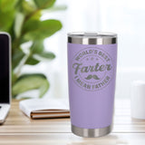 Best Farter I Mean Father Engraved Travel Mug for Dad