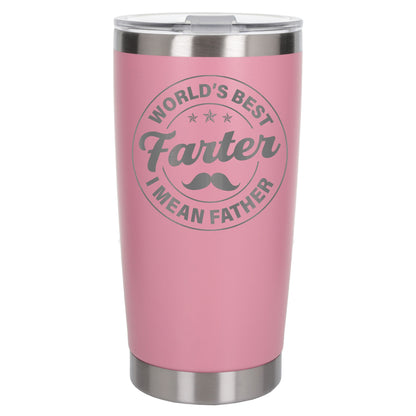 Engraved Best Farter I Mean Father Thermal Cup for Dad's