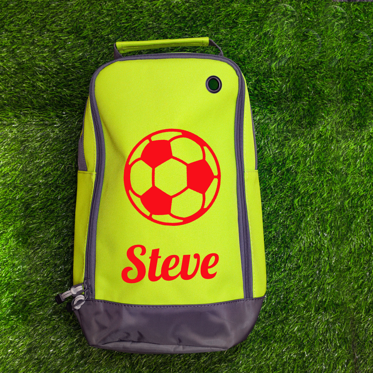 Football Boot Bag or Shoe Bag – Personalised with Name | Football Design