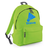 Personalised Badminton Backpack | Kids School Bag with Name