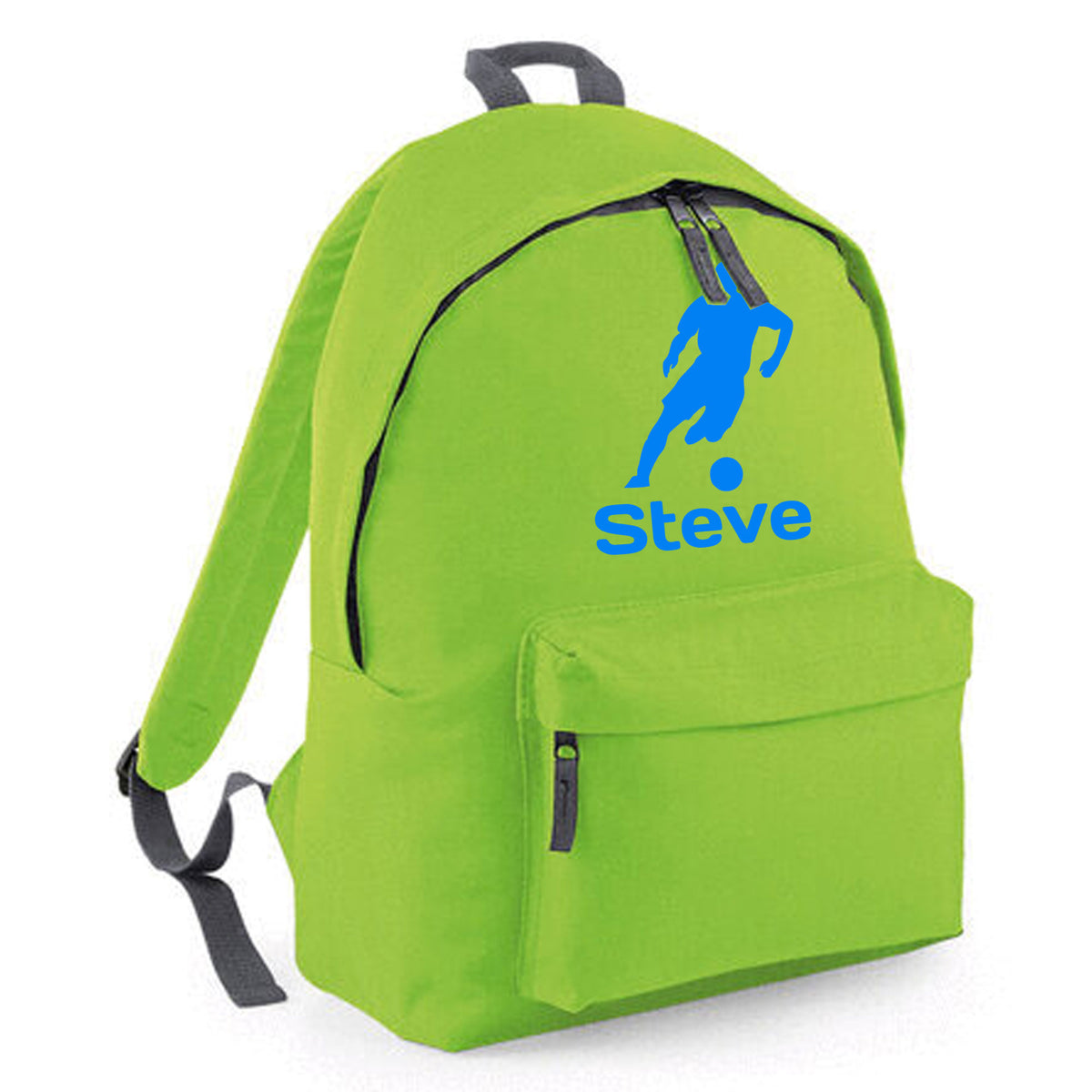 Personalised Footballer Backpack | Kids School Bag with Name