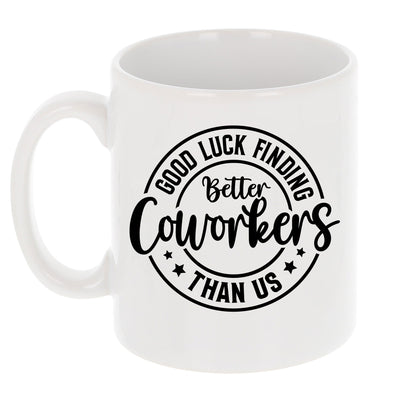 Better Coworker Ceramic Mug & Coaster Gift Set – Funny Leaving & Good Luck Present