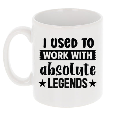 I Used to Work with Absolute Legends Mug & Coaster Set