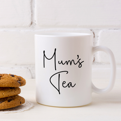 Personalised Engraved Mum’s Tea & Biscuit Board with Optional Mug