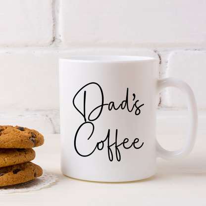 Personalised Dad’s Coffee & Biscuit Board with Optional Mug