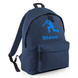 Personalised Cricket Backpack | Kids School Bag with Name