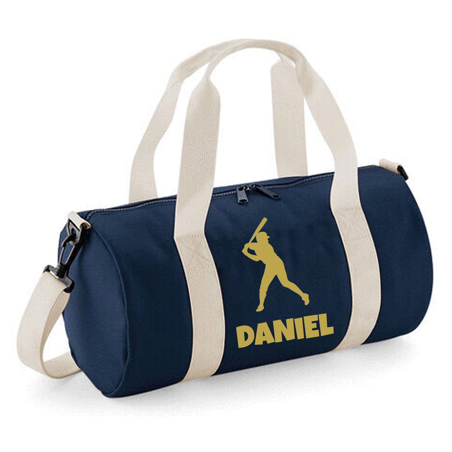 Personalised Baseball Barrel Bag for Kids - Lightweight Holdall for Kid