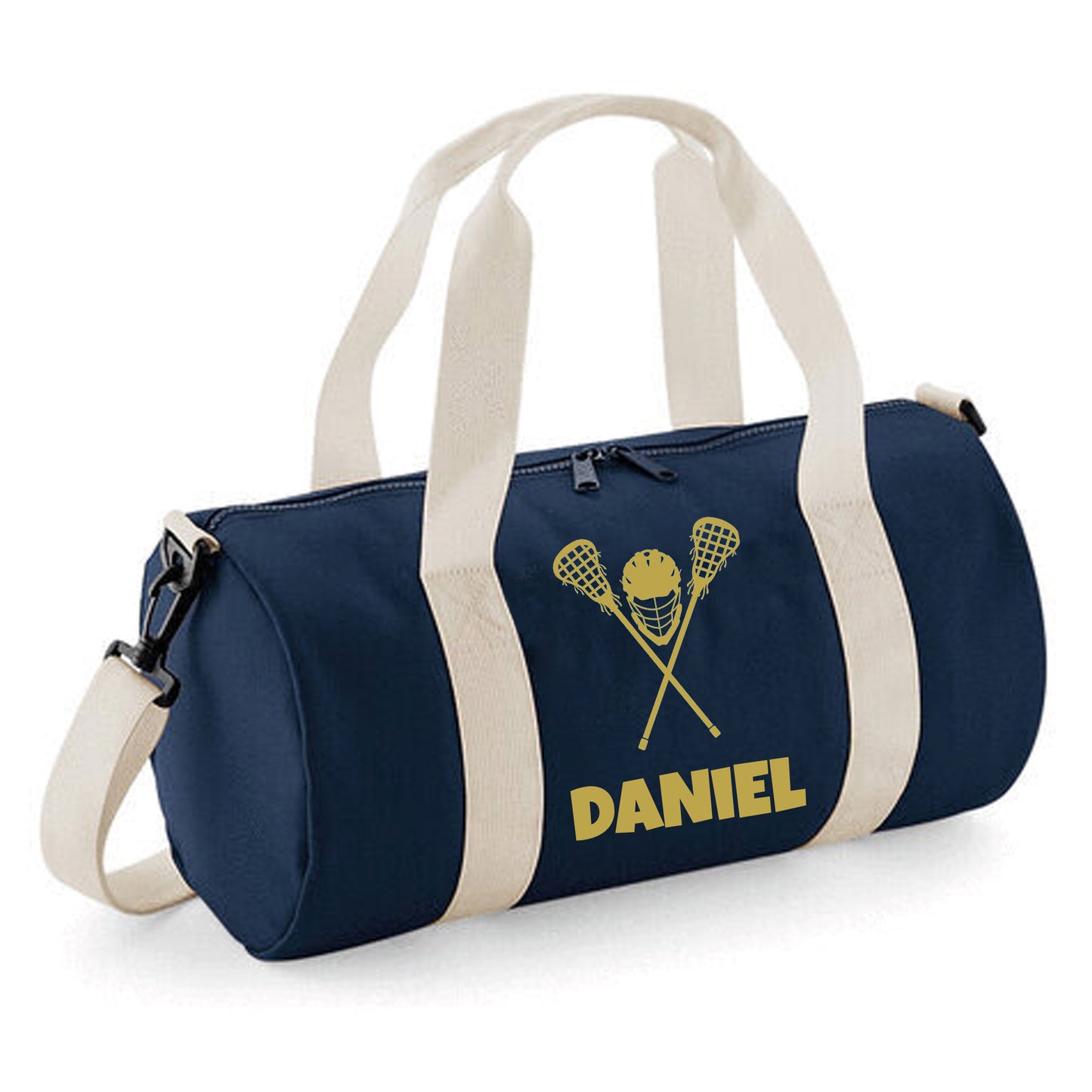 Personalised Lacrosse Barrel Bag 12L, Sports Holdall for Kids