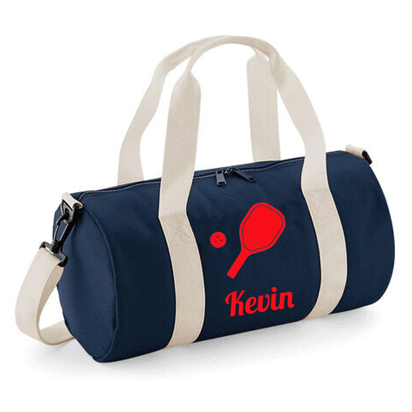 Personalised Pickleball Design Barrel Bag, Kids Durable Holdall