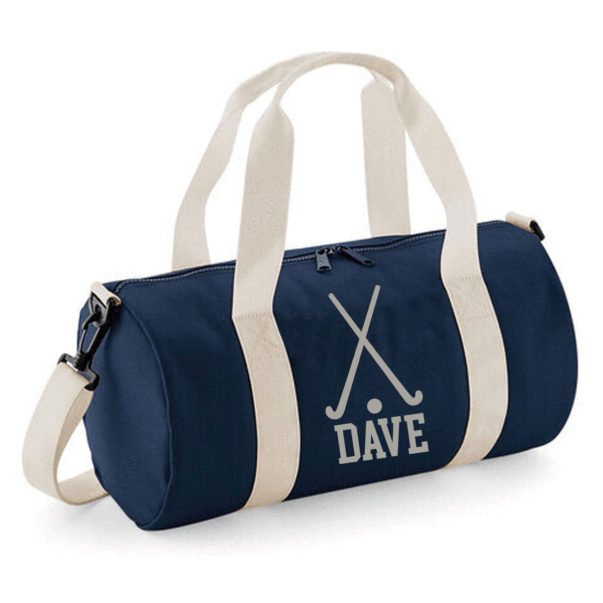 Personalised Hockey Sticks Barrel Bag | Kids Sports Holdall with Name