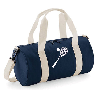 Personalised Squash Barrel Bag 12L, Stylish Holdall for Kids