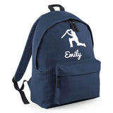 Personalised Cricket Backpack | Kids School Bag with Name