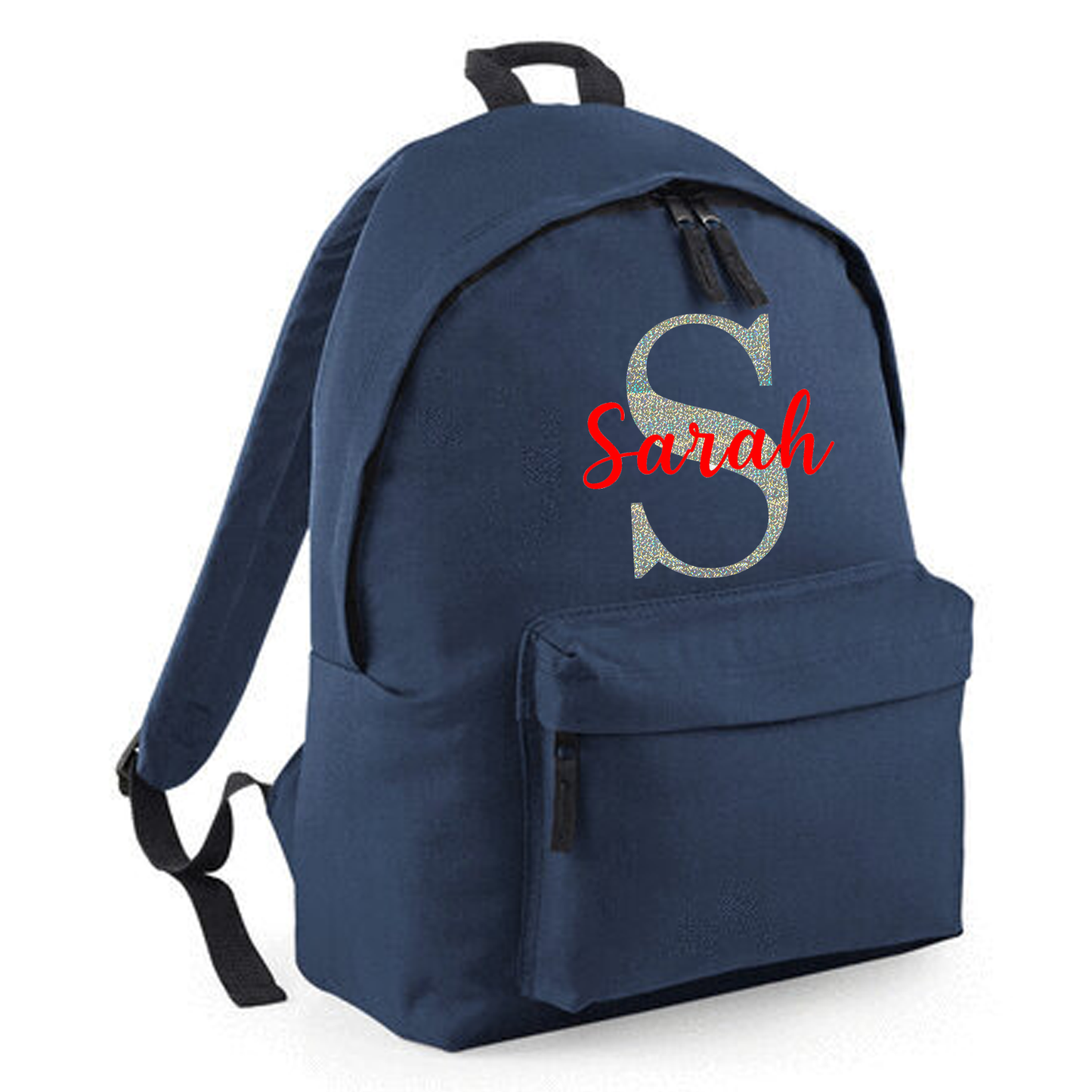 Personalised Name & Initial Backpack, Kids Rucksack with Name & Design
