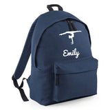 Personalised Gymnast Backpack | Kids School Bag with Name