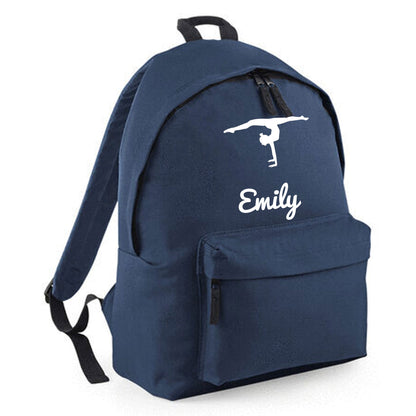 Personalised Backpack Bag with Name & Design Options Dancer Gymnastic etc