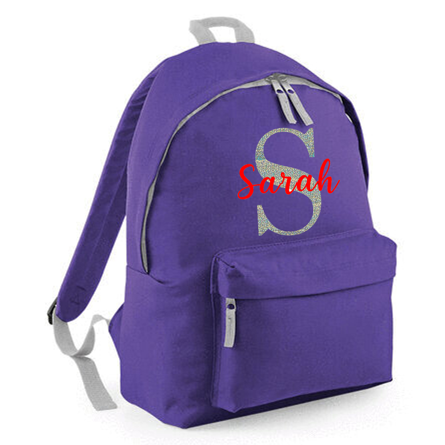 Personalised Name & Initial Backpack, Kids Rucksack with Name & Design