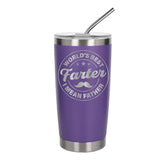 Best Farter I Mean Father Engraved Travel Mug for Dad