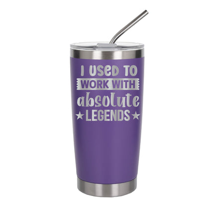 I Used to Work with Absolute Legends Engraved Stainless Steel Thermal Cup 500ml