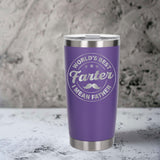 Best Farter I Mean Father Engraved Travel Mug for Dad