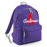 Personalised Name & Initial Backpack for Kids