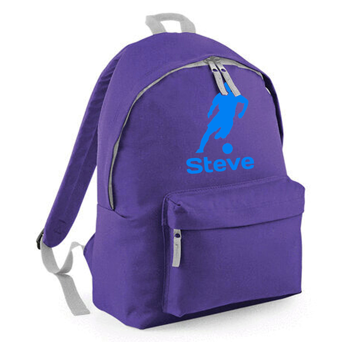 Personalised Footballer Backpack | Kids School Bag with Name