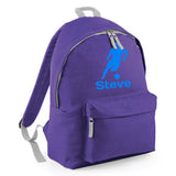 Personalised Footballer Backpack | Kids School Bag with Name