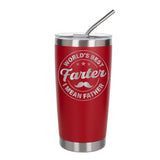 Best Farter I Mean Father Engraved Travel Mug for Dad